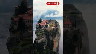 "Meteora: The Monasteries That Defy Gravity"#facts #documentary #usashorts#mystery#travel #christian