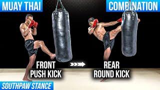 MUAY THAI COMBINATION for Beginner | STUDY THAIBOXING AT HOME