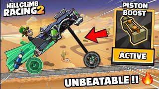 PISTON BOOST + NITRO IS UNBEATABLE IN HILL CLIMB RACING 2