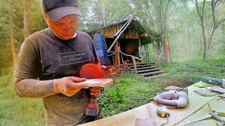 ДЕЛАЮ "ДИКУЮ" МЕБЕЛЬ В ТАЙГЕ. ОФИГЕННО ПОКА ВСЕ ПОЛУЧИЛОСЬ))