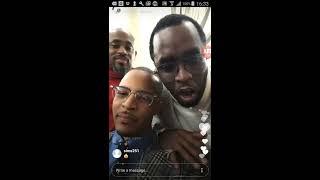 Diddy Is Drunk and acting Gay again!!! TI gets angry MUST SEE!!!