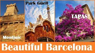 Travel to Barcelona | It`s Amazing! You NEED To See Montjuic Castle, Park Güell, and Spanish Tapas!