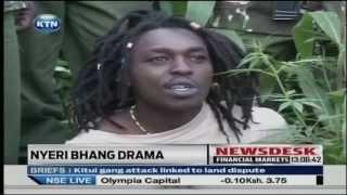 Drama in Nyeri as man is arrested for cultivating and using bhang