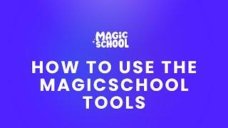How to use MagicSchool AI's Tools- Rubric Generator