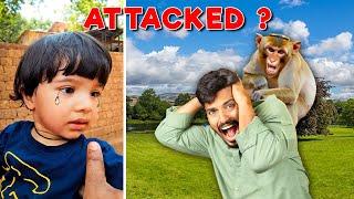 Dangerous Monkey Attack On Sanket *SHOCKING INCIDENT*