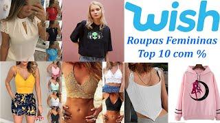 Top 10 Roupas Femininas na Wish | Tem Cupom de Desconto Generoso