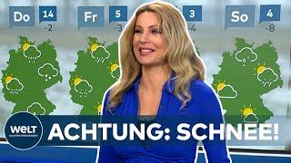 DEUTSCHLAND-WETTER: Wetterumschwung bringt jetzt Schnee und Glätte! Das sind die Aussichten