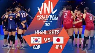 KOR vs. JPN - Highlights Week 1 | Women's VNL 2021