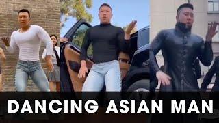 Dancing Asian Man.