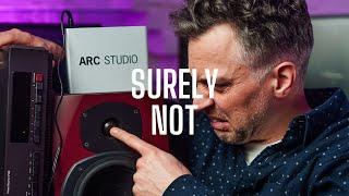 NEW room correction product VS horrid monitoring setup - ARC Studio hardware speaker correction!