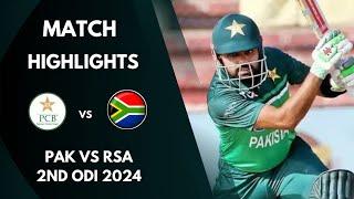 Pakistan vs South Africa 2nd ODI 2024 Highlights | Pak vs SA