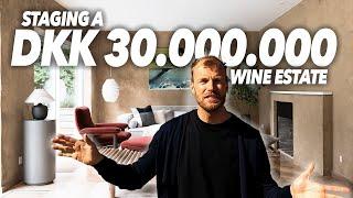 HOW I STAGED A DKK 30 MILLION WINE ESTATE IN DENMARK | Scandinavian Style