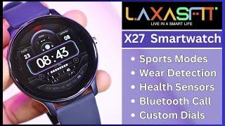 Laxasfit X27 Smartwatch Review | Sport Modes, Wear Detection & more in $14!