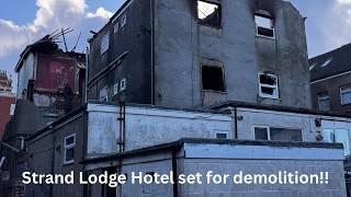 From Glory to Rubble: The Demolition of the Iconic Strand Hotel Blackpool