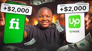 Earn $2,200 On Upwork Or Fiverr Without Any Skills : Tutorial On How To Get First Job For Beginners