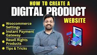 How to Create a Digital Product Website Complete Free Hindi Tutorial