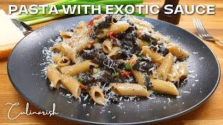 Penne with Black-trumpet Mushroom