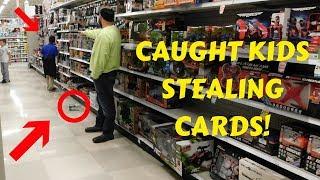 WE CAUGHT KIDS STEALING! - Card And Pack Hunting Part 13 - TheKonamiCrew