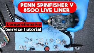 Penn Spinfisher V 8500LL - Step by step Service Tutorial