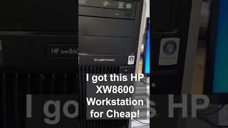 Can You Game on an HP xw8600 Workstation That's 14 years old?? #shorts #pcgamer #computer