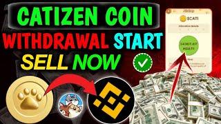 Catizen Coin Binance listing  || Catizen coin Prediction  || Blum Airdrop Token Claim || CATI Coin