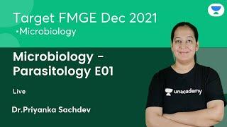 Microbiology - Parasitology E01 |  FMGE Dec'21 | Let's crack NEET PG | Dr.Priyanka Sachdev