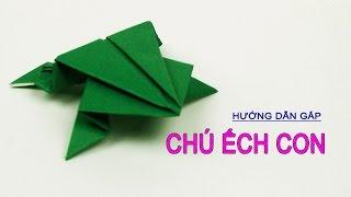 Dạy Bé cách gấp giấy hình con ếch ộp - 2/5/2015