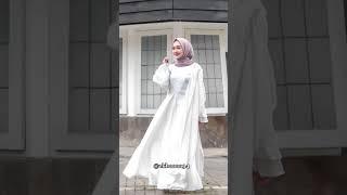 Warna Jilbab Yang Cocok Untuk Gamis Putih