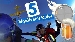 Become a Skydiver - 5 Important Rules for Skydivers
