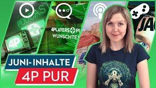 4Players PUR:  Die exklusiven Inhalte im Juni - Talk, Podcast, Klassiker & mehr !