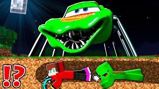 Mikey Became MCQUEEN.EXE vs JJ and Mikey Escape at 3am ? - Minecraft Maizen