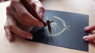 Nikolietta Calligraphy. The Birth Of An Invitation.