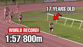 800m World Record | Phoebe Gill 17 Years Old!!!