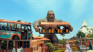 Bizarre King Kong Ride & Ark Venture Shoot the Chute Water Ride - Fantasy Valley