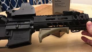 Magpul M-lok Angled Fore Grip on 7.5” AR-Pistol