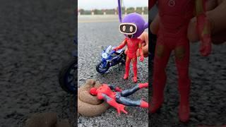 Iron man scares Spidey very funny - Marvel Toys