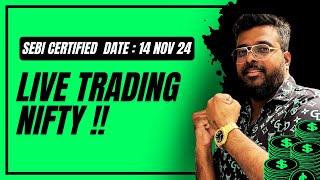 Bank Nifty50:NOV 14th  Live Options Trading today#BankNiftyTradingLive|2024 Learn Trading Easy Way