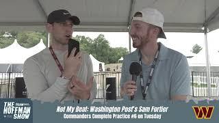 Sam Fortier Talks Commanders Training Camp