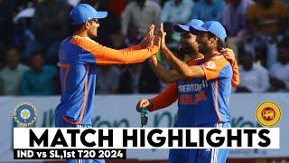 India vs Sri Lanka 1st T20 Highlights 2024 | IND vs SL 2024 | IND vs SL 1st T20 2024 Highlights