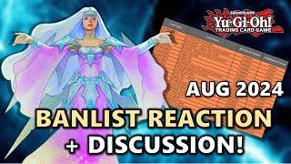 YUGIOH AUGUST BAN LIST REACTION + DISCUSSION | Where is Shifter?? | Best Decks Post Ban List?