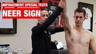 Neer Sign – Shoulder Rotator Cuff Impingement Special Test