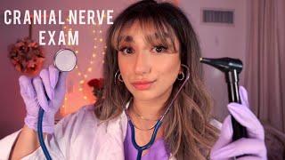 ASMR • Doctor Rushes Your Cranial Nerve Exam  (personal attention, layered sounds)