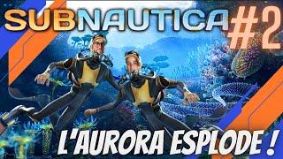 ESPLODE l'AURORA e un esercito di STALKER ci insegue  ! SUBNAUTICA - GAMEPLAY ITA EP.2