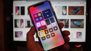 Как включить Фонарик на iPhone x