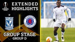Lech vs. Rangers: Extended Highlights | UCL on CBS Sports