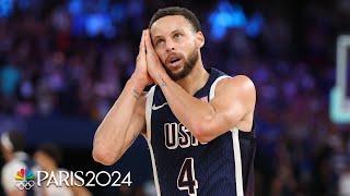 Night Night: Watch Steph Curry put France to bed in slow motion | Paris Olympics | NBC Sports