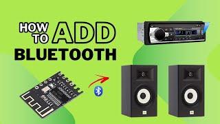 How to Add Bluetooth to Speakers? DIY & Upgrade MH-M18 audio receiver board