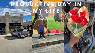 A Productive Day In My Life| Trying Crumbl Cookie Weekly Menu, Got My Girlfriend Roses