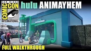 Hulu Animayhem - Full Walkthrough - Walking tour - San Diego Comic Con 2024 - Offsite