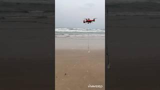 Drone Fishing with the FD1!!!! #fishing #drone #baitcast #shark #surfcasting